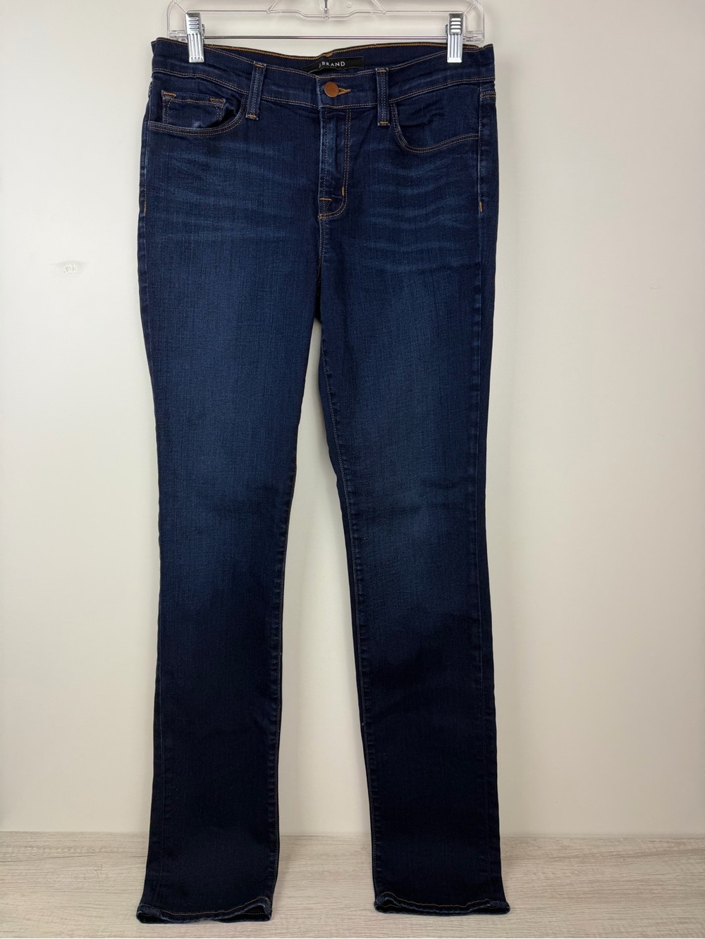 J Brand Mid-Rise Stove Pipe Skinny Jeans in Ignite, Size 29 - Picture 3 of 14